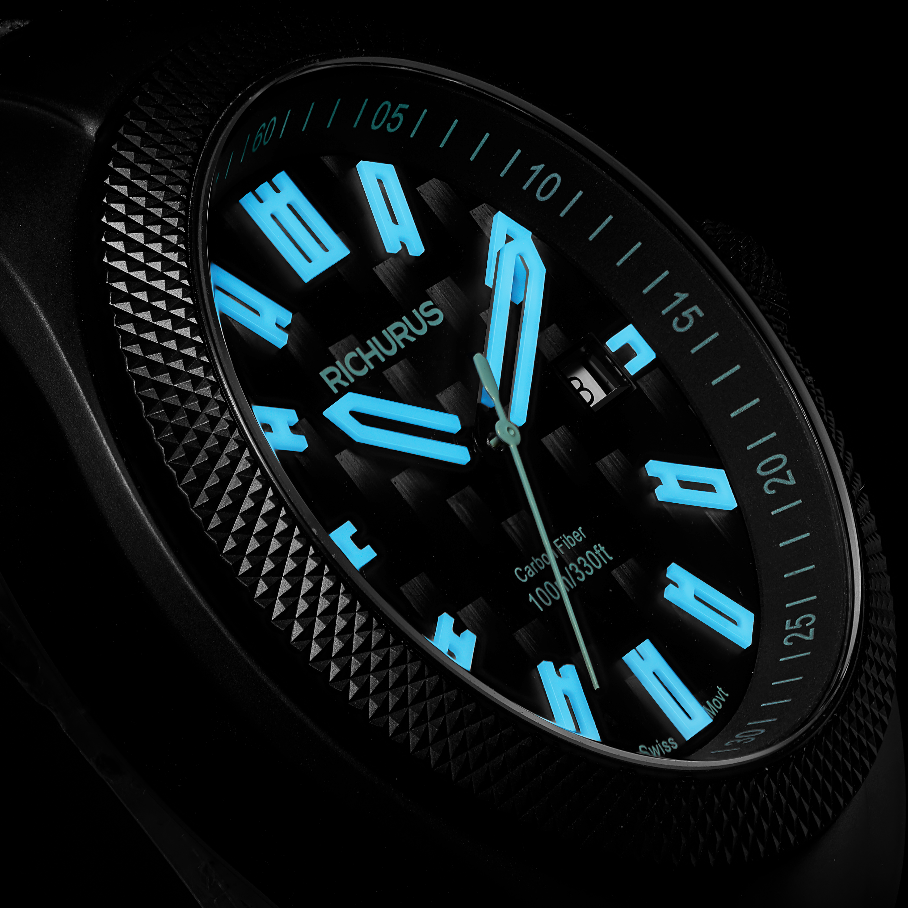 The LumiX – Super Luminous - Carbon Fiber – Leather – Black