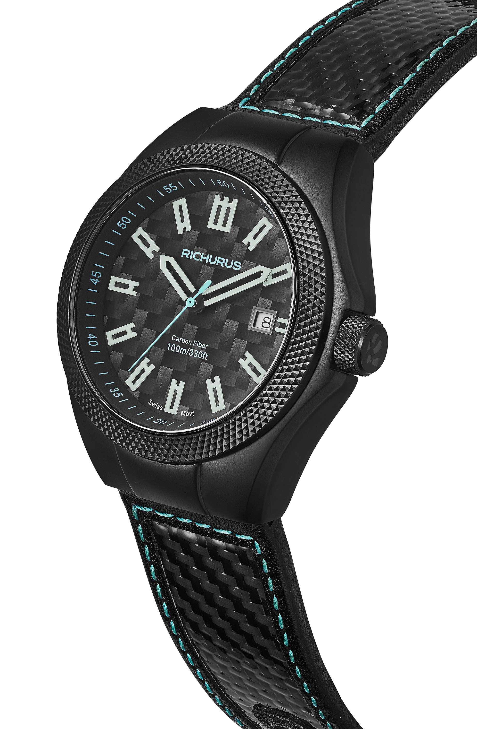 The LumiX – Super Luminous - Carbon Fiber – Leather – Black