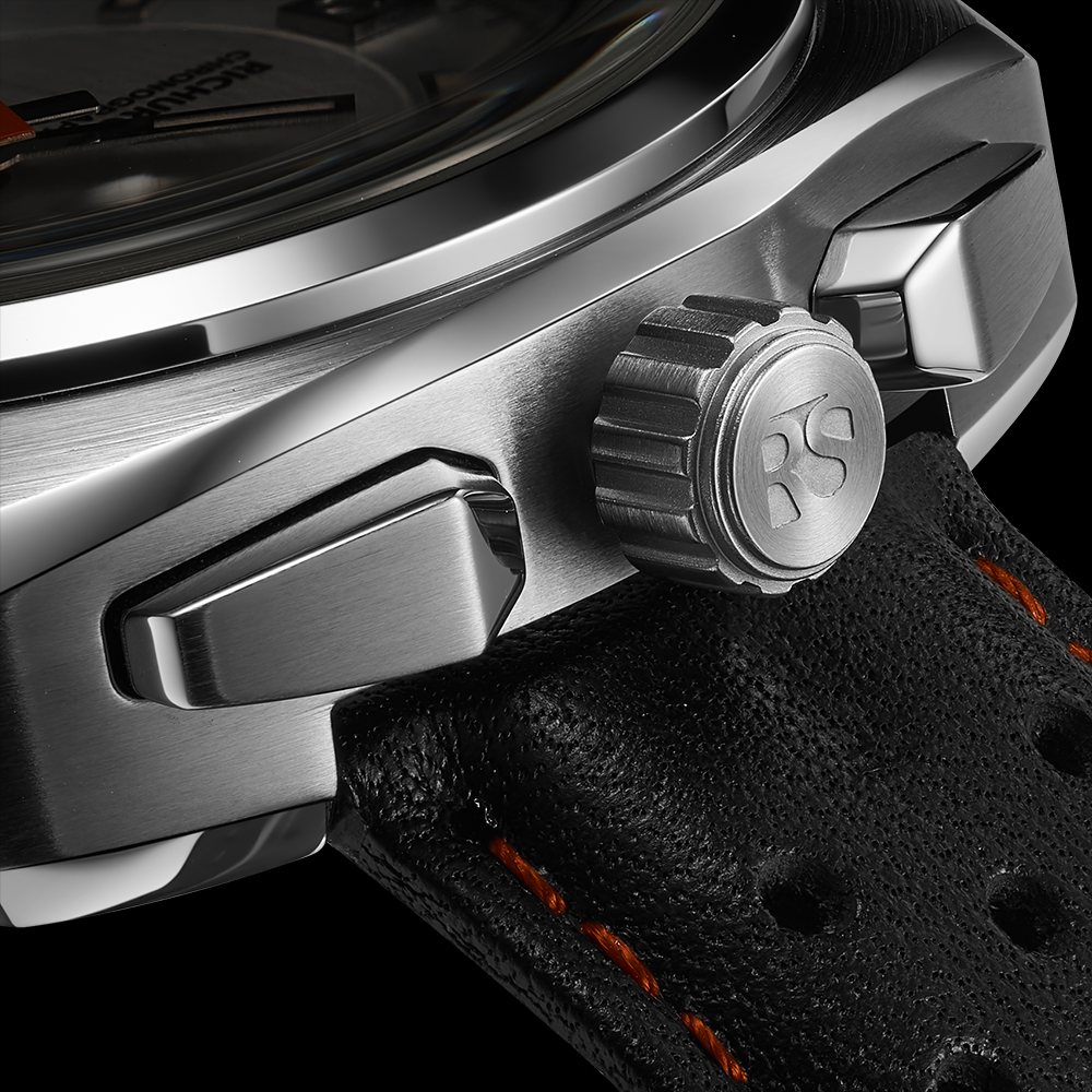 The Bullhead Chrono RS3 - Silver - Racing-Inspired Classic