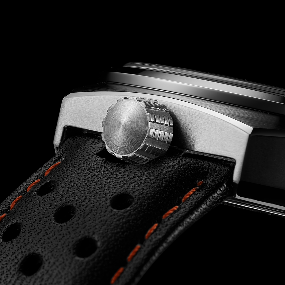 The Bullhead Chrono RS3 - Silver - Racing-Inspired Classic