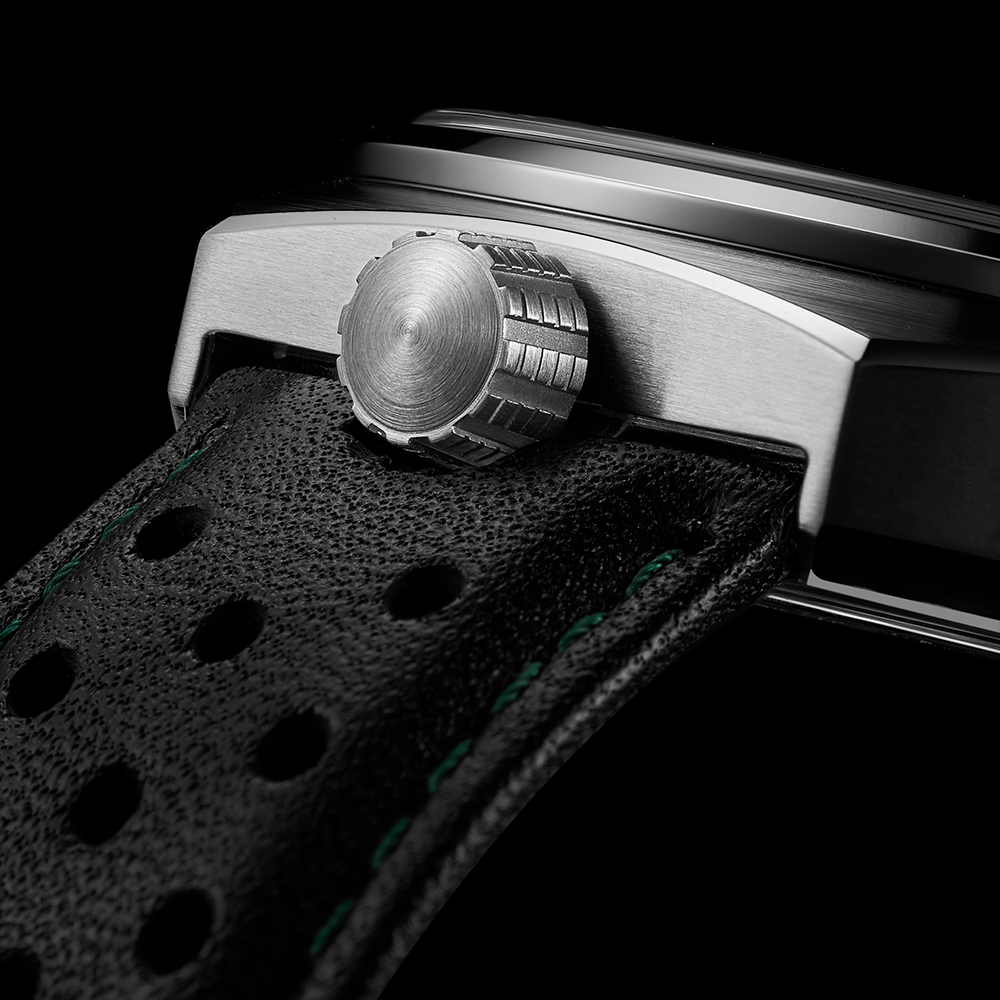 The Bullhead Chrono RS3 - Green - Racing-Inspired Classic