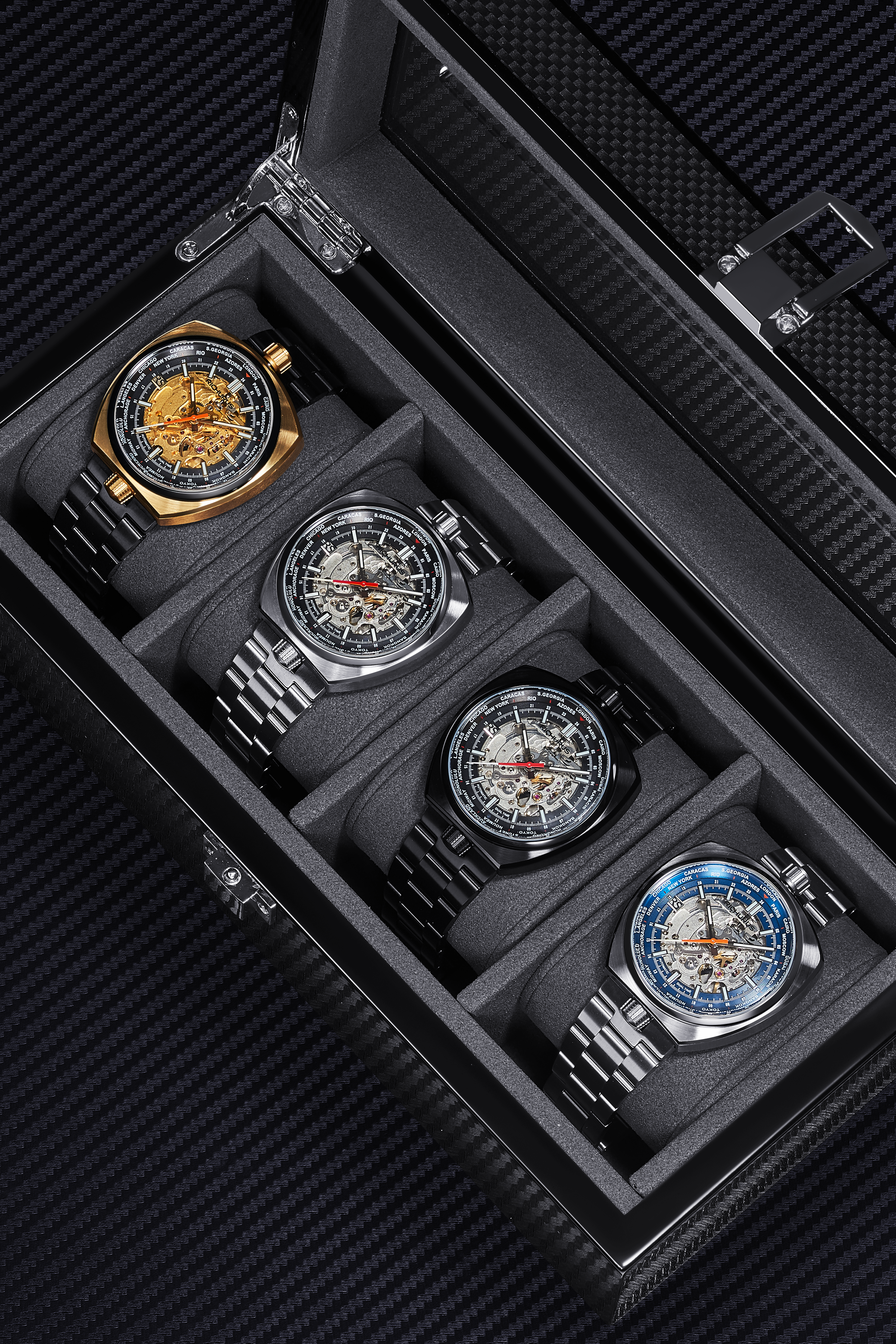 The Bullhead Automatic - Bracelet - Black