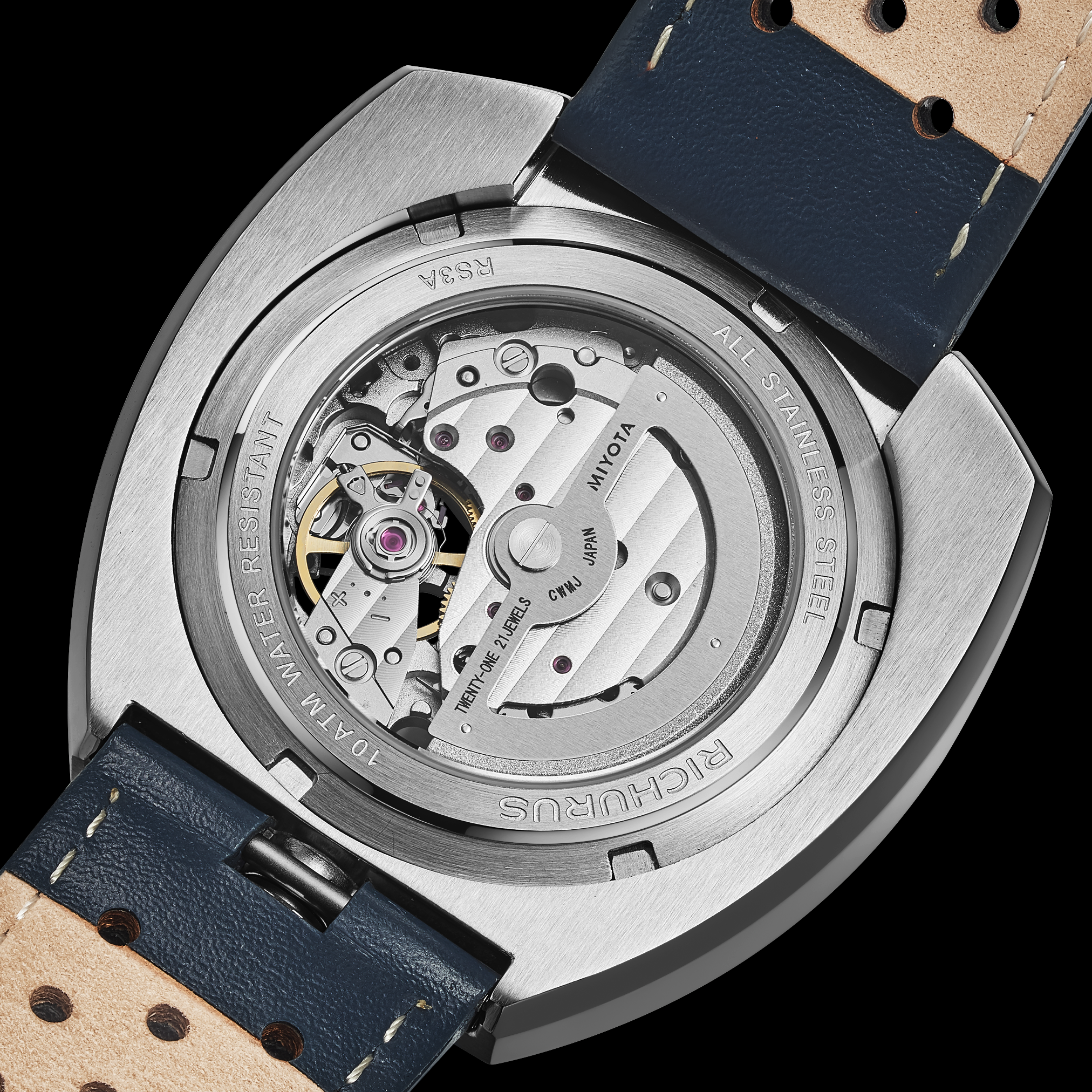 The Bullhead Automatic - Leather - Blue