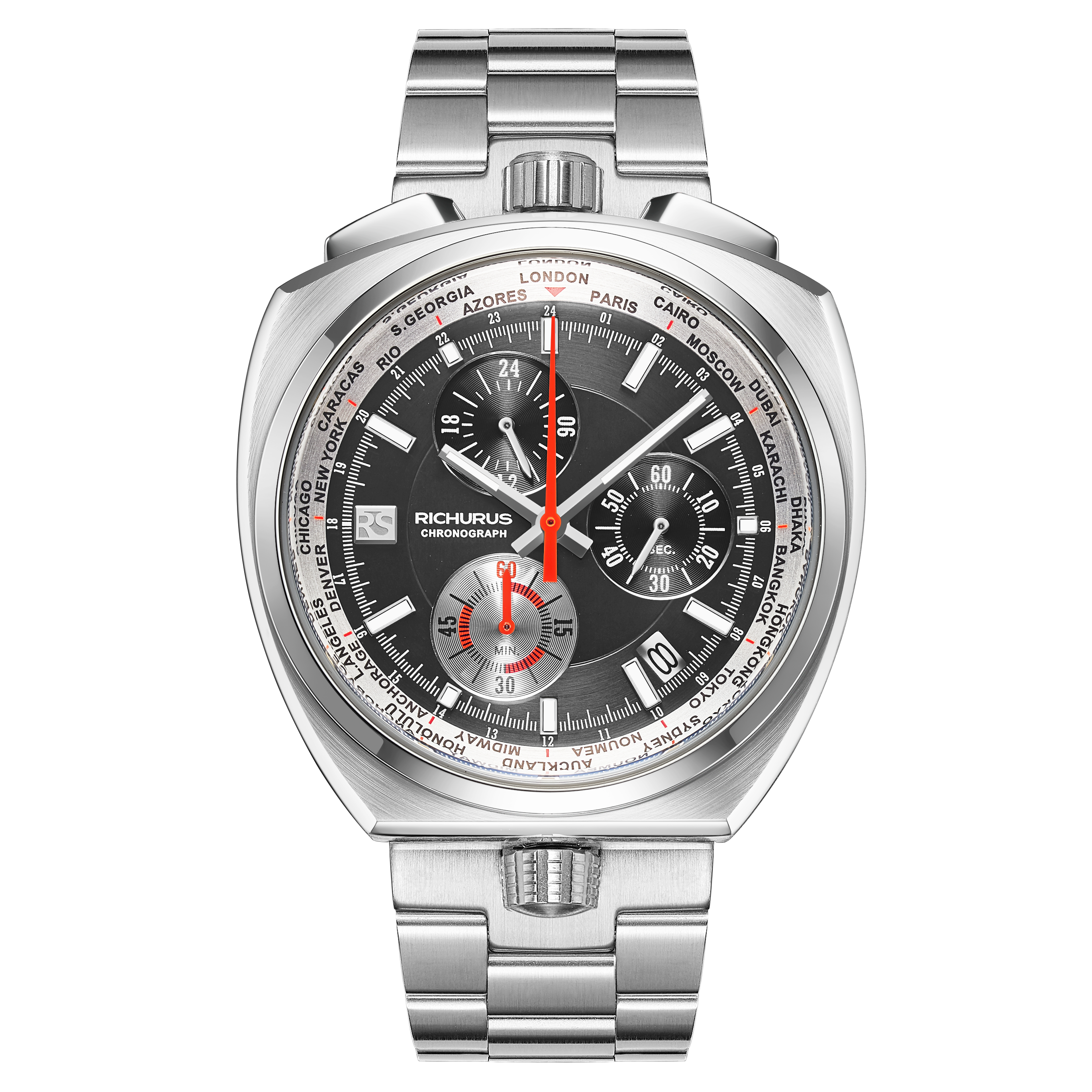 The Bullhead Chrono S - Next Generation - Leather Black