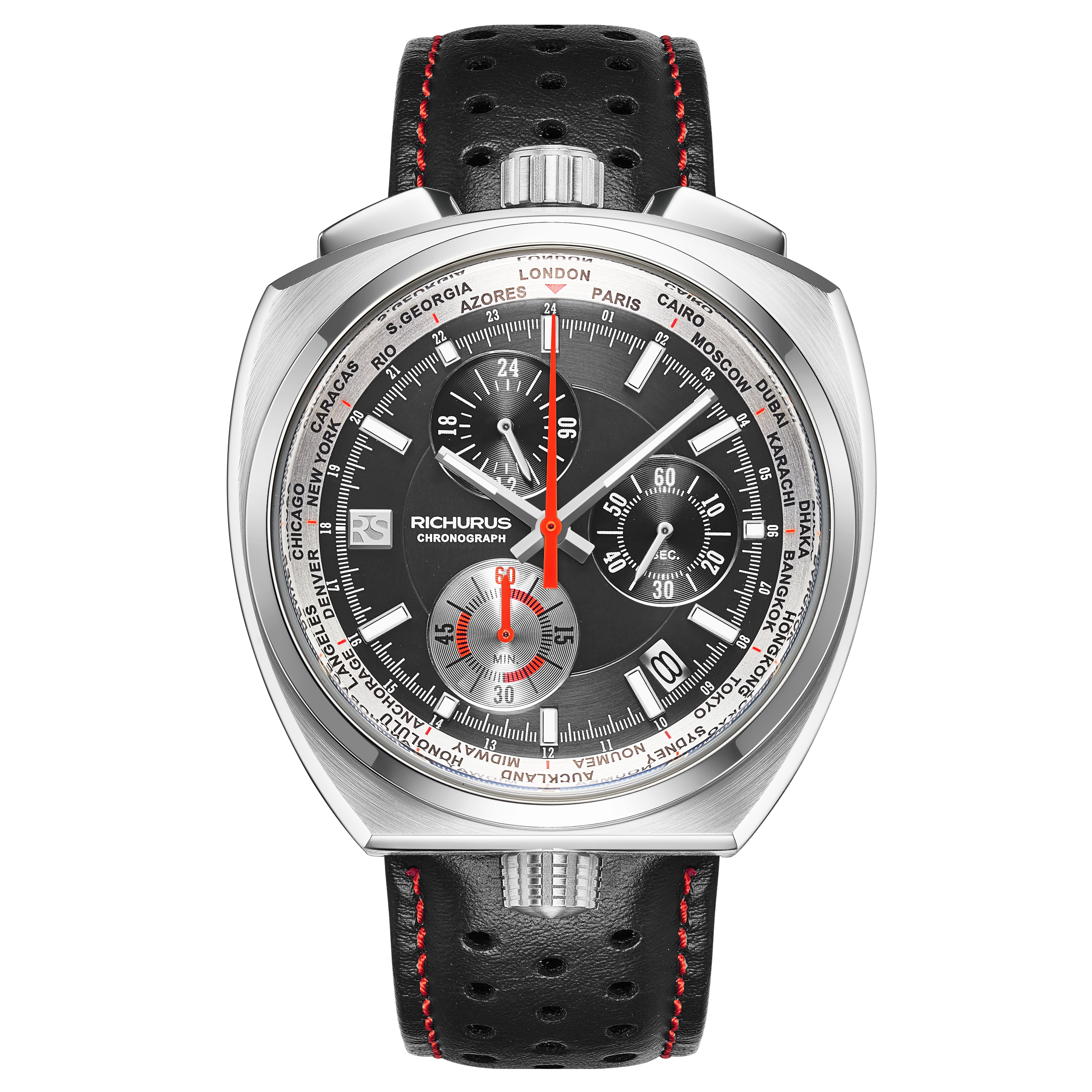 The Bullhead Chrono S - Next Generation - Leather Black