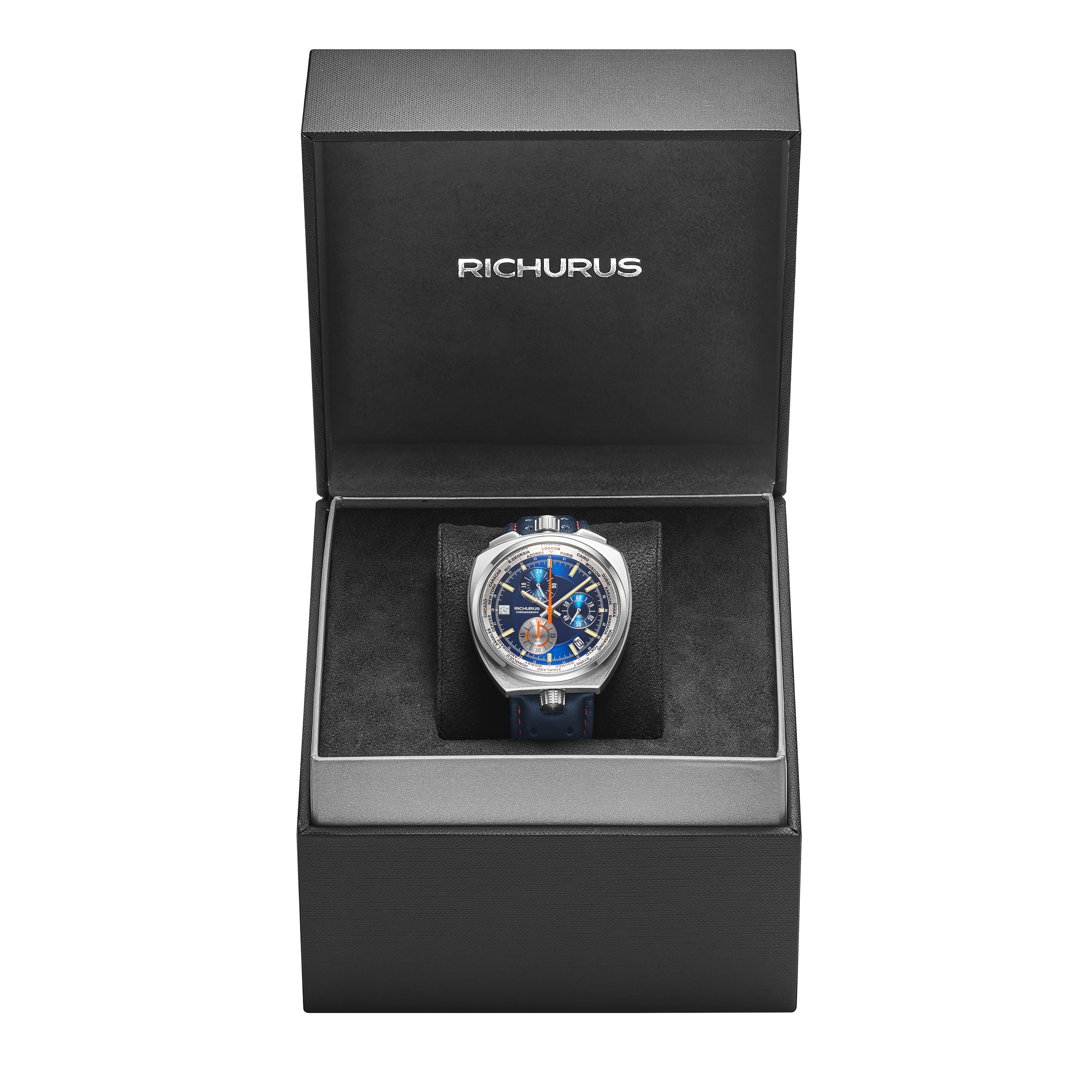 The Bullhead Chrono S - Next Generation - Leather Blue