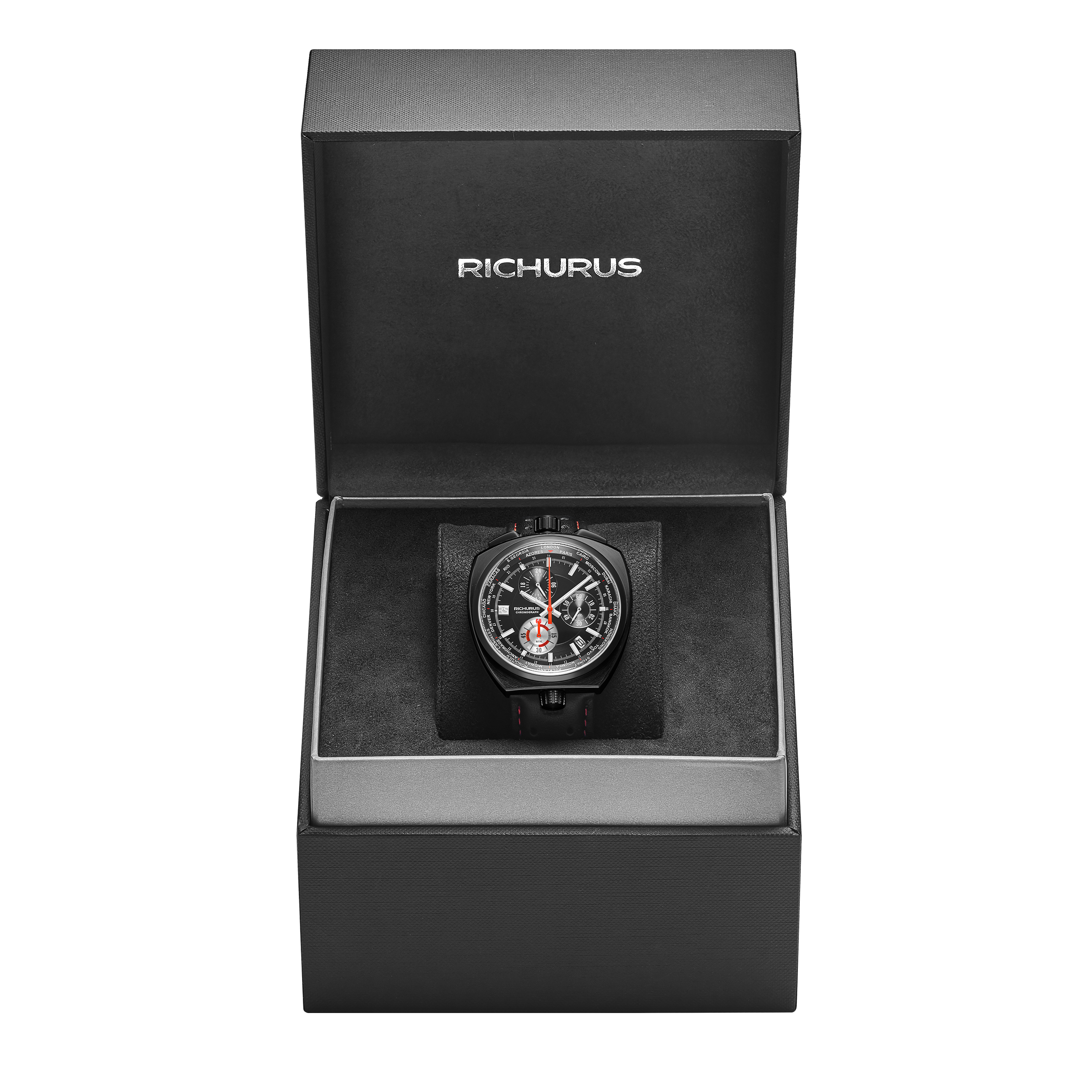 The Bullhead Chrono S - Next Generation - Leather Stealth