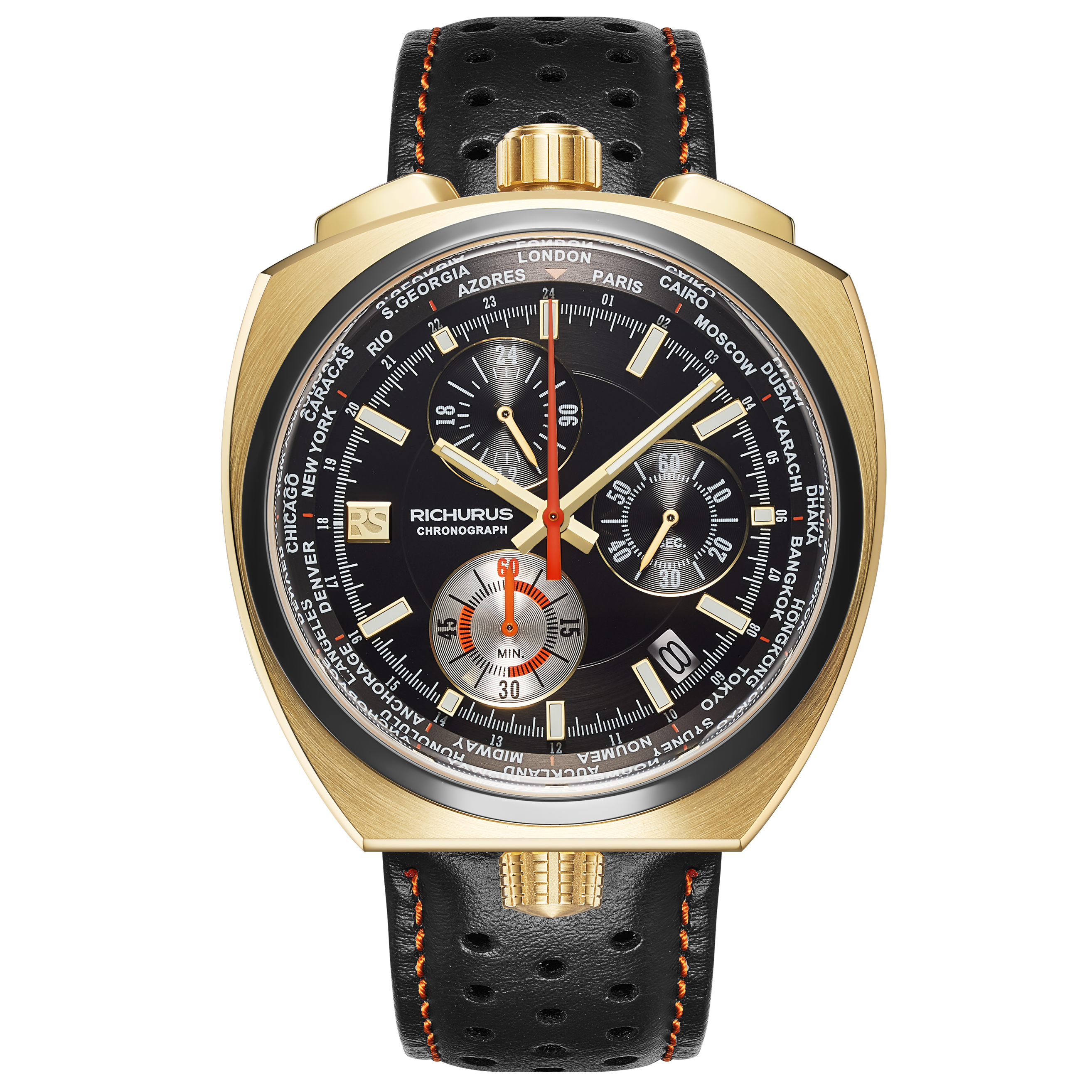 Bullhead Chrono S – Next Generation – Leather Gold