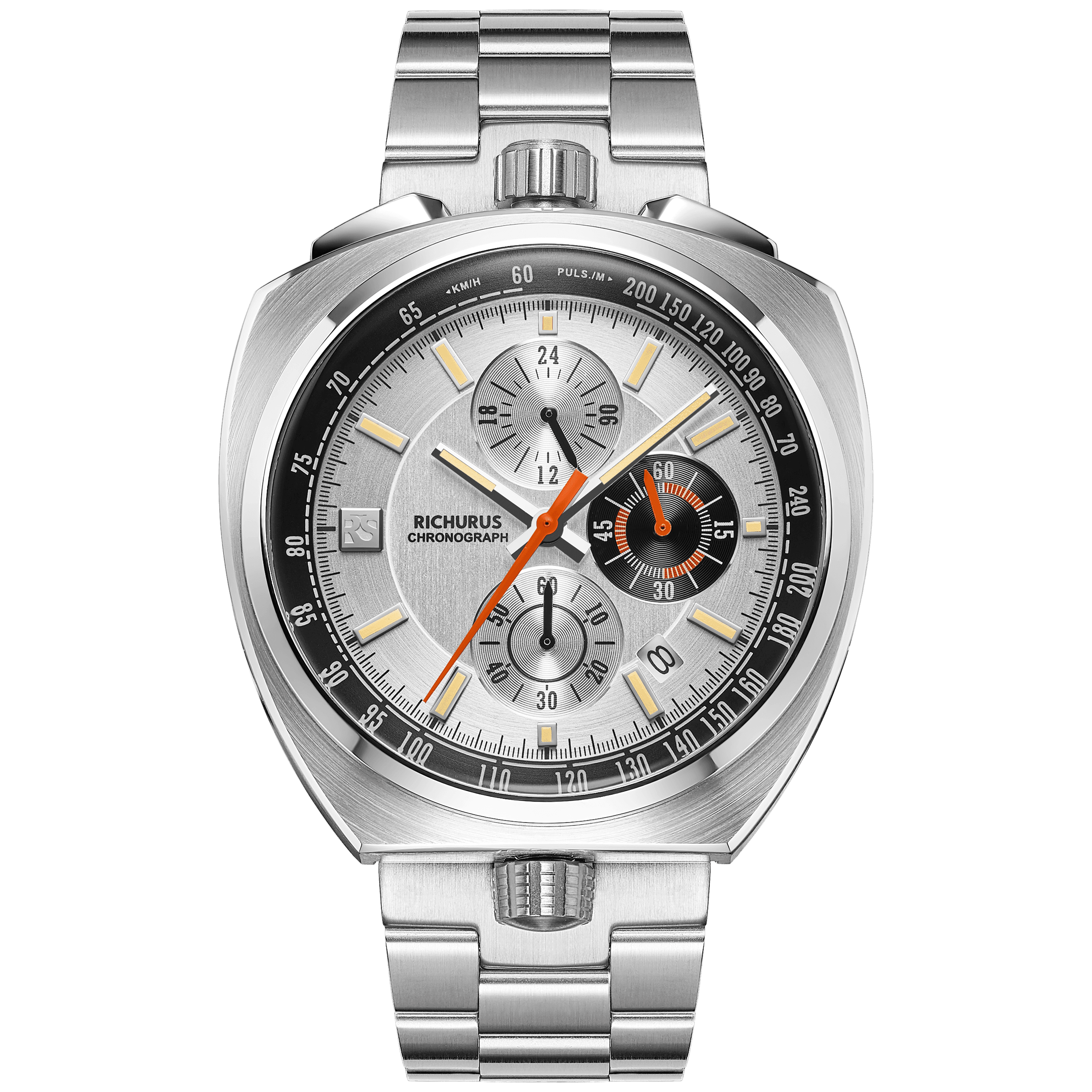 316 Stainlss Steel Bracelet with Quick-release Function – Dual Push Butterfly Clasp - RICHURUS WATCHES