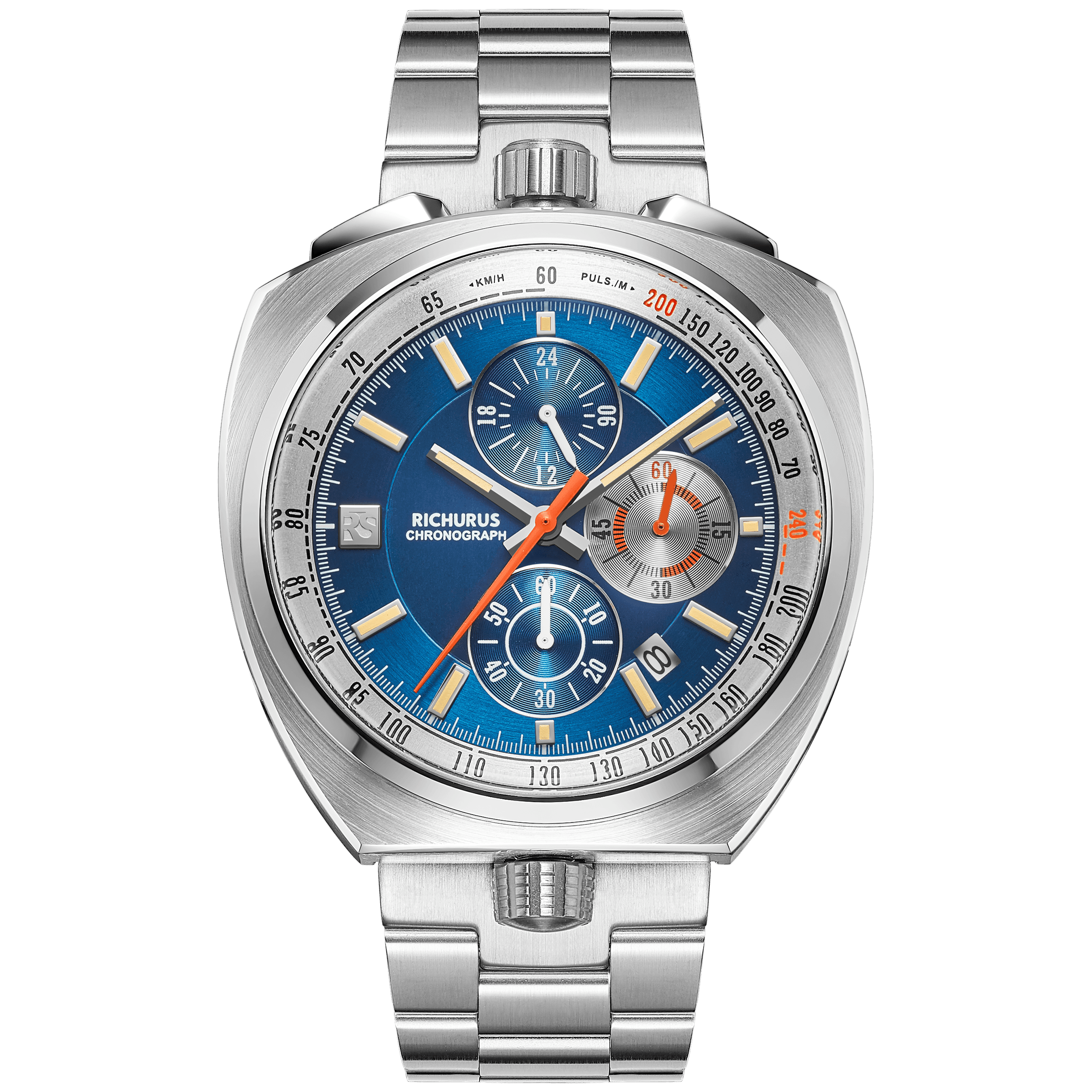 316 Stainlss Steel Bracelet with Quick-release Function – Dual Push Butterfly Clasp - RICHURUS WATCHES