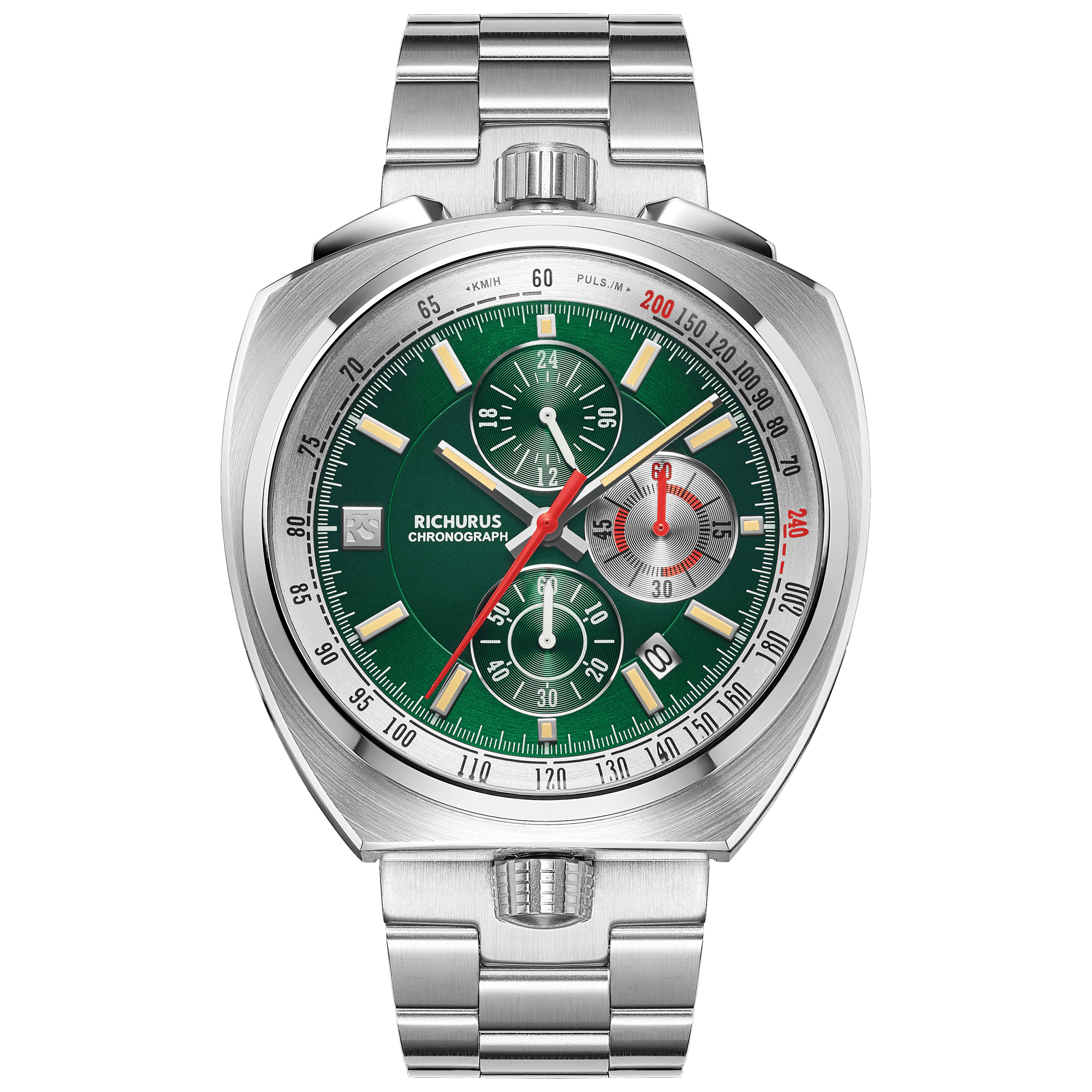 316 Stainlss Steel Bracelet with Quick-release Function – Dual Push Butterfly Clasp - RICHURUS WATCHES