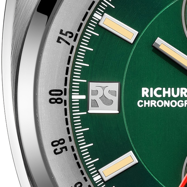 The Bullhead Chrono RS3 - Green - Racing-Inspired Classic