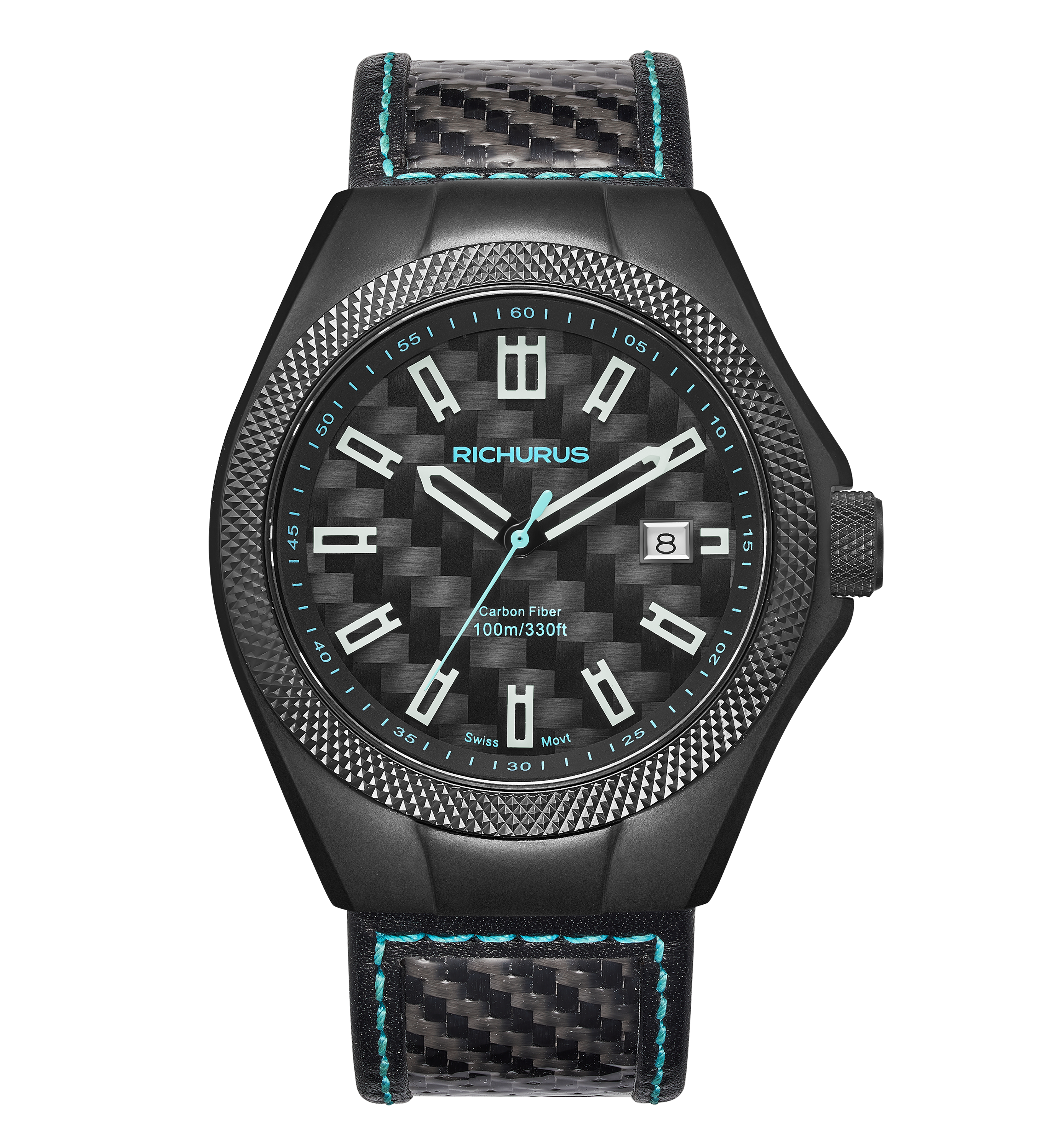 The LumiX – Super Luminous - Carbon Fiber – Leather – Black