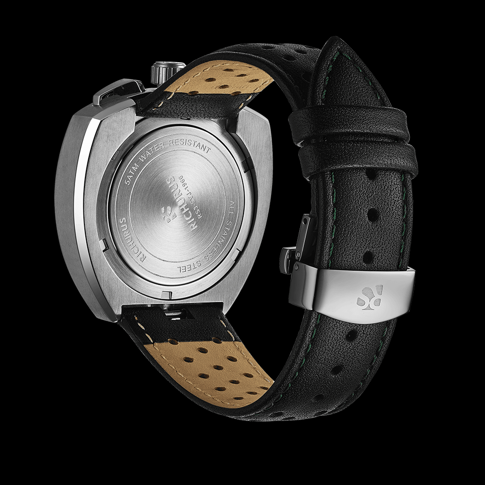 The Bullhead Chrono RS3 - Green - Racing-Inspired Classic - RICHURUS WATCHES