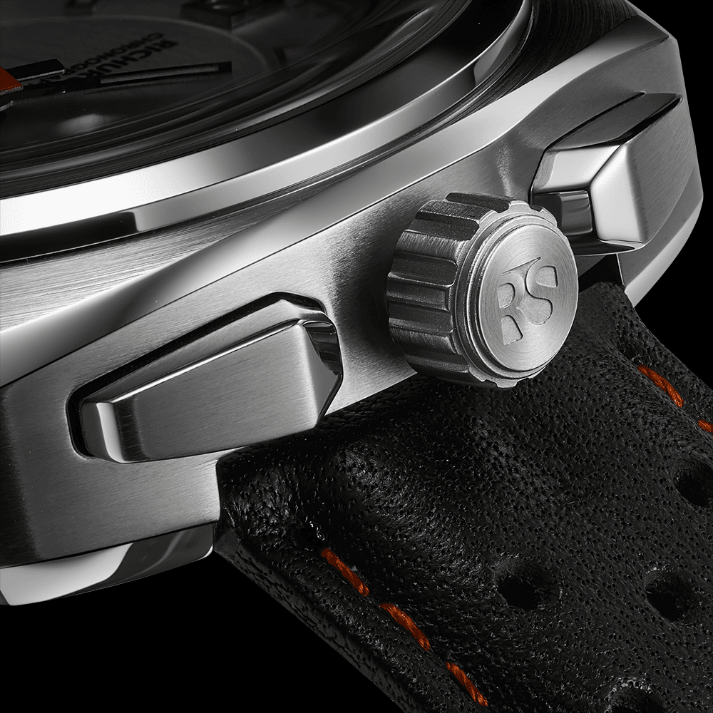 The Bullhead Chrono RS3 - Silver - Racing-Inspired Classic - RICHURUS WATCHES