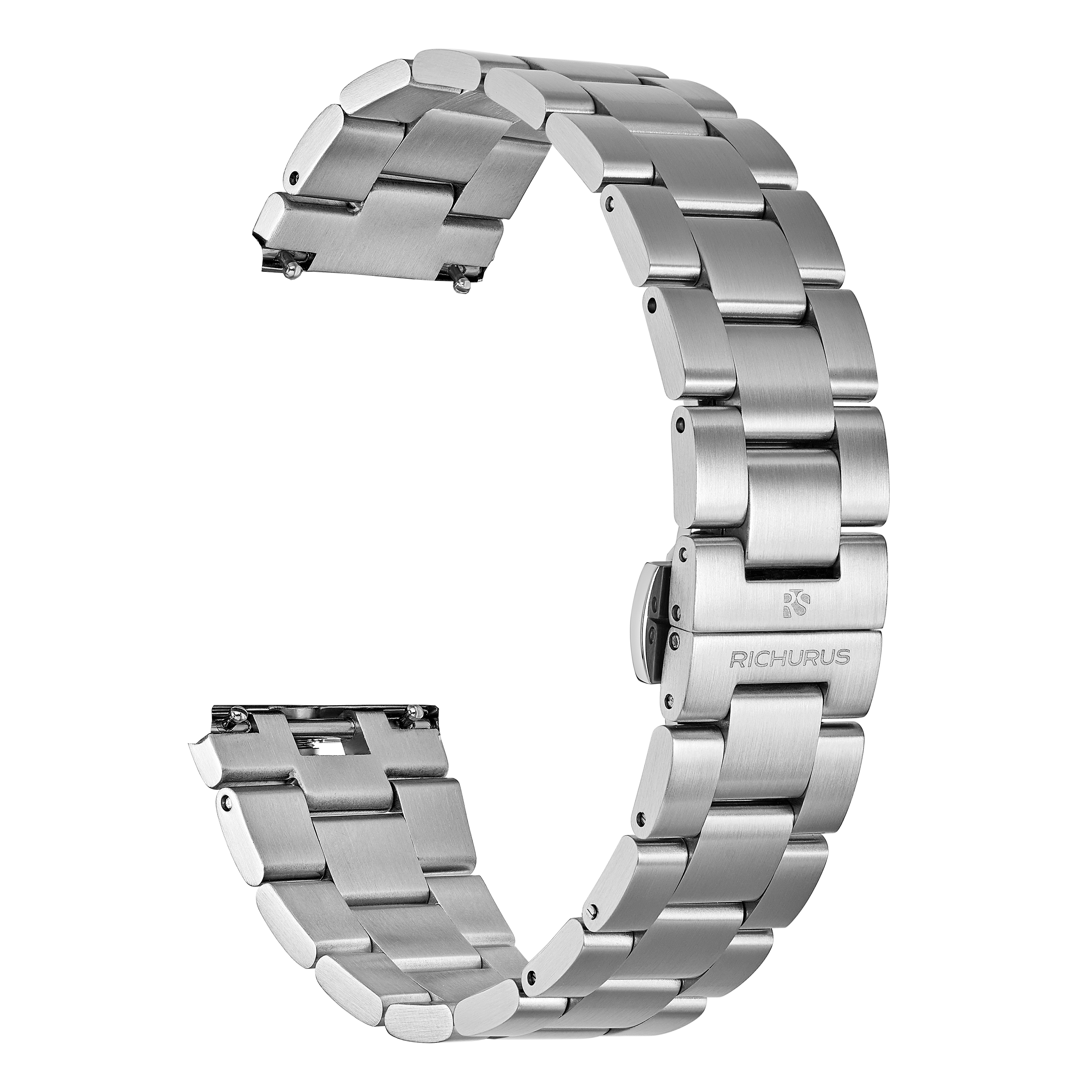 316 Stainlss Steel Bracelet with Quick-release Function – Dual Push Butterfly Clasp