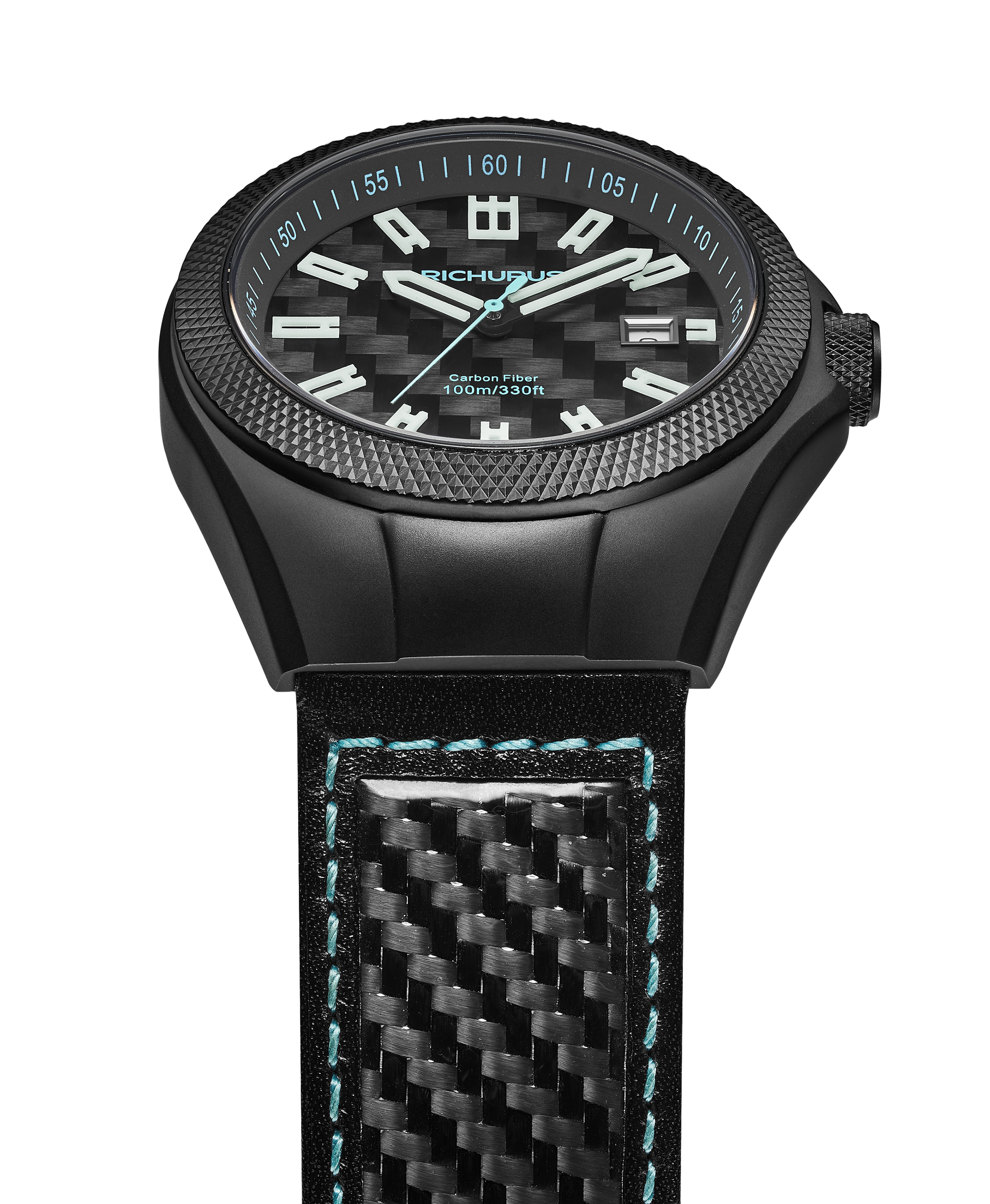 The LumiX – Super Luminous - Carbon Fiber – Leather – Black