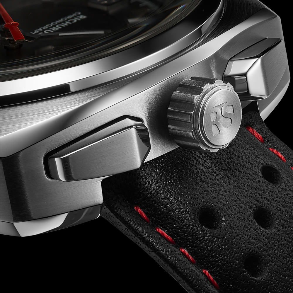 The Bullhead Chrono RS3 - Black - Racing-Inspired Classic
