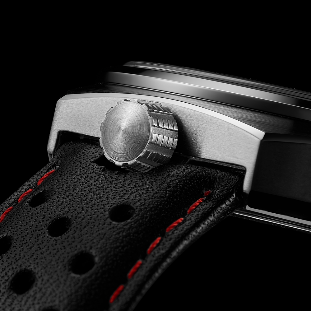 The Bullhead Chrono RS3 - Black - Racing-Inspired Classic
