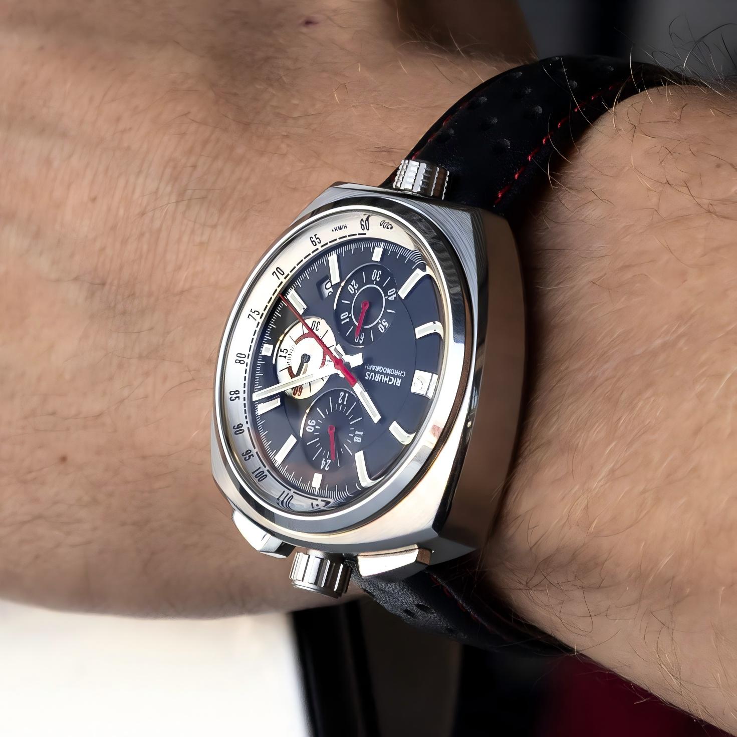 The Bullhead Chrono RS3 - Black - Racing-Inspired Classic