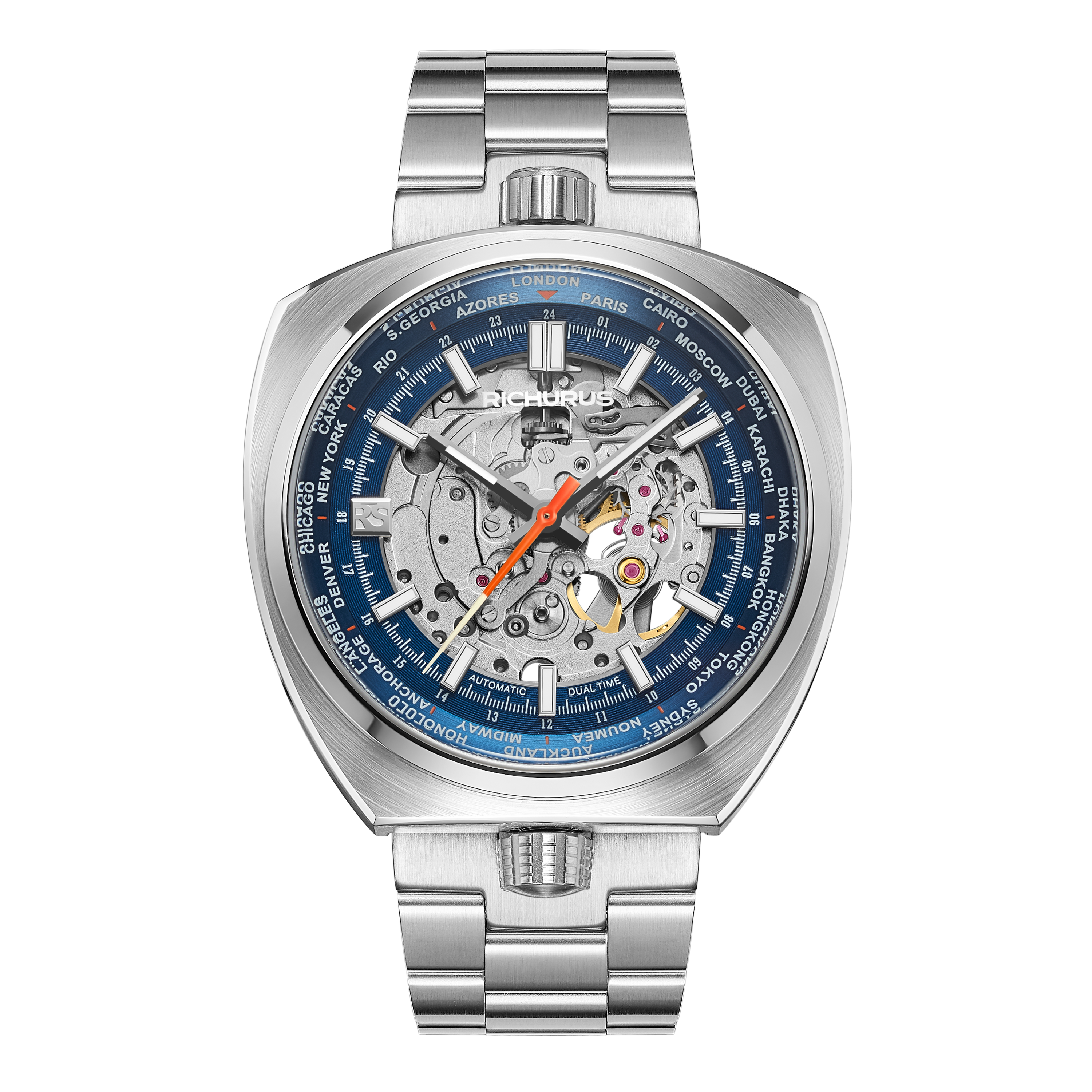 The Bullhead Automatic - Skeleton Blue