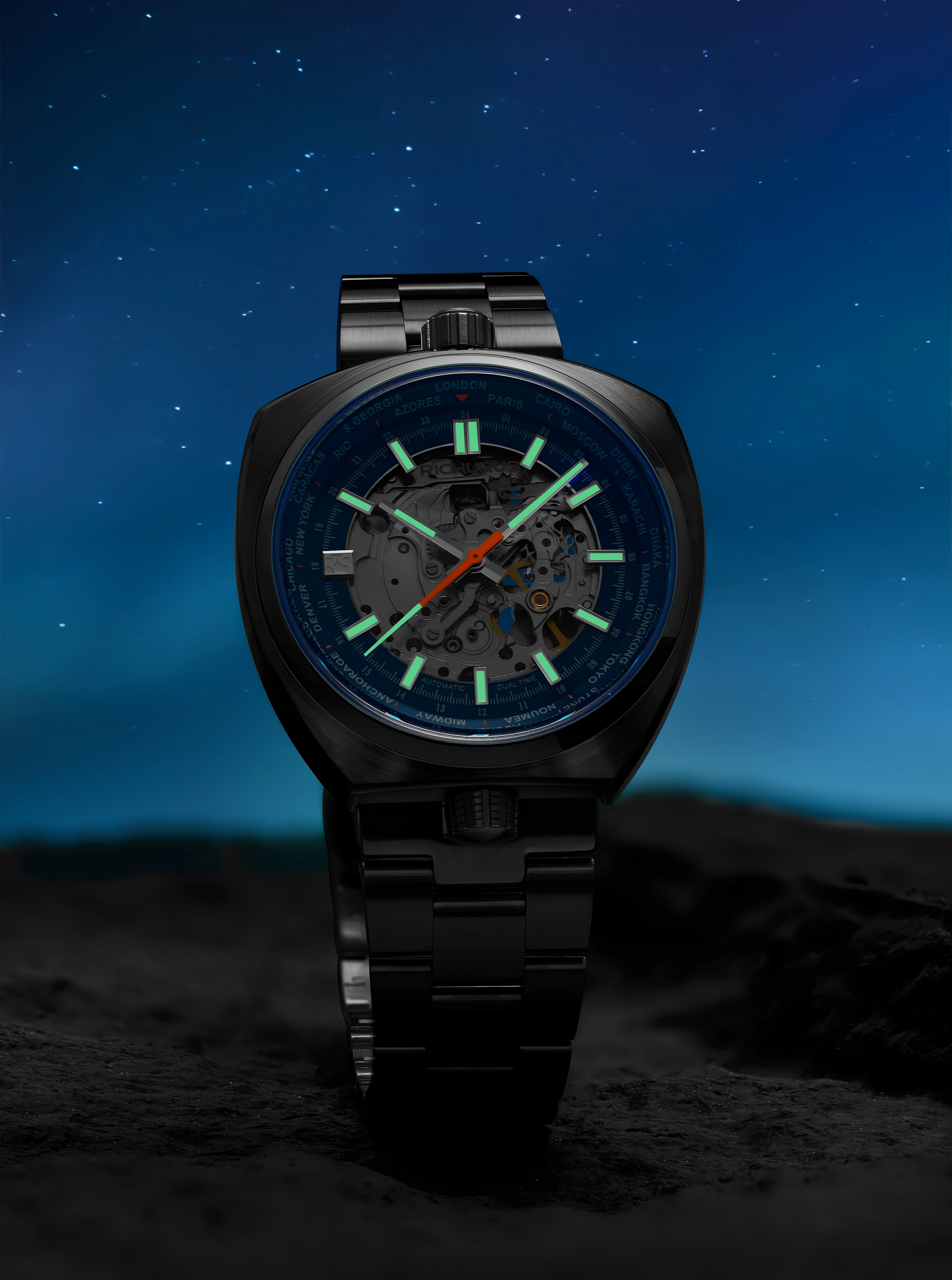 The Bullhead Automatic - Bracelet - Blue