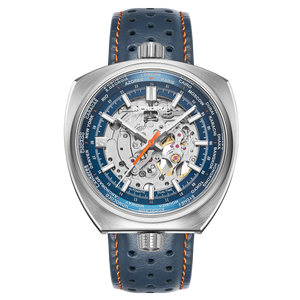The Bullhead Automatic - Leather - Blue