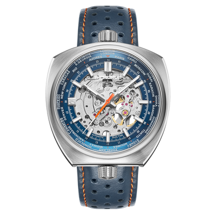 The Bullhead Automatic - Leather - Blue