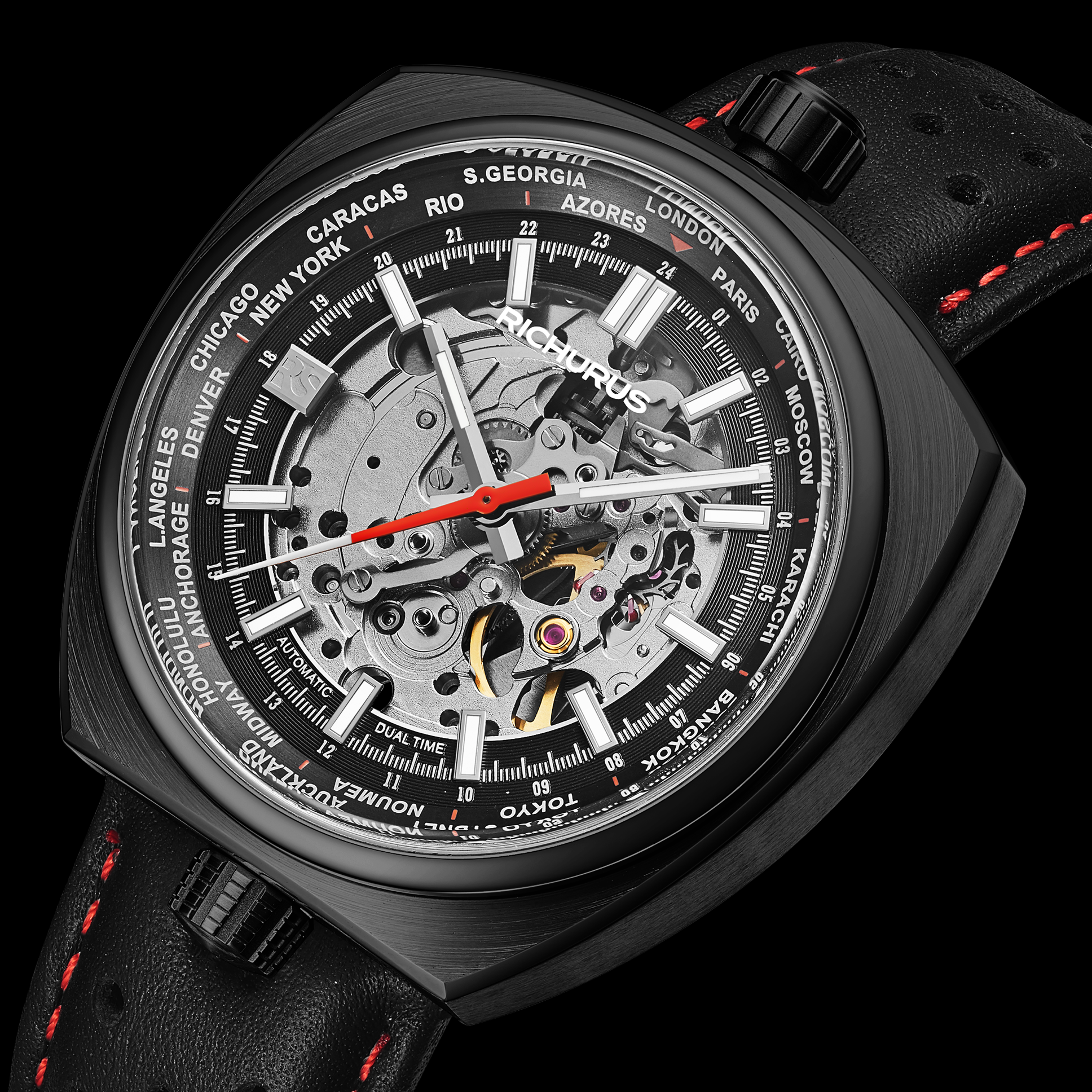 The Bullhead Automatic - Leather - Stealth