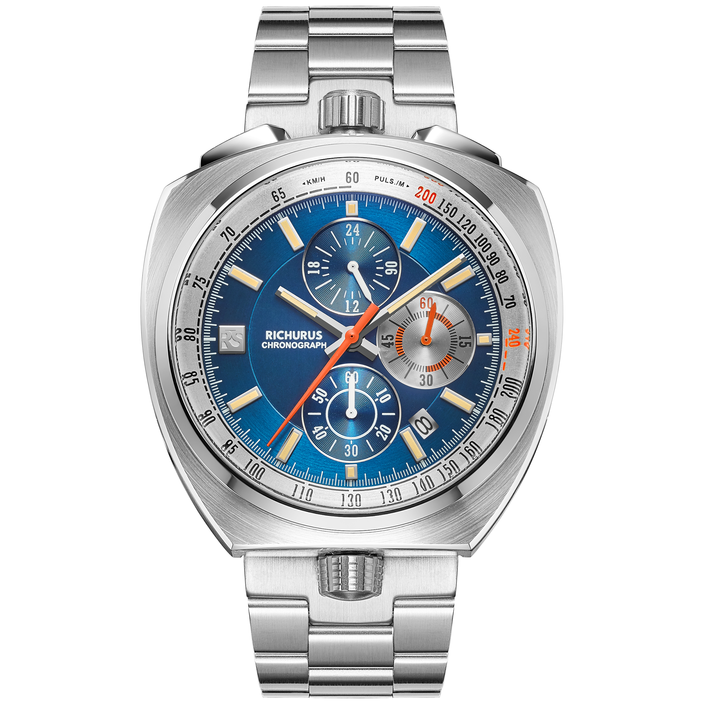 The Bullhead Chrono RS3 - Blue - Racing-Inspired Classic