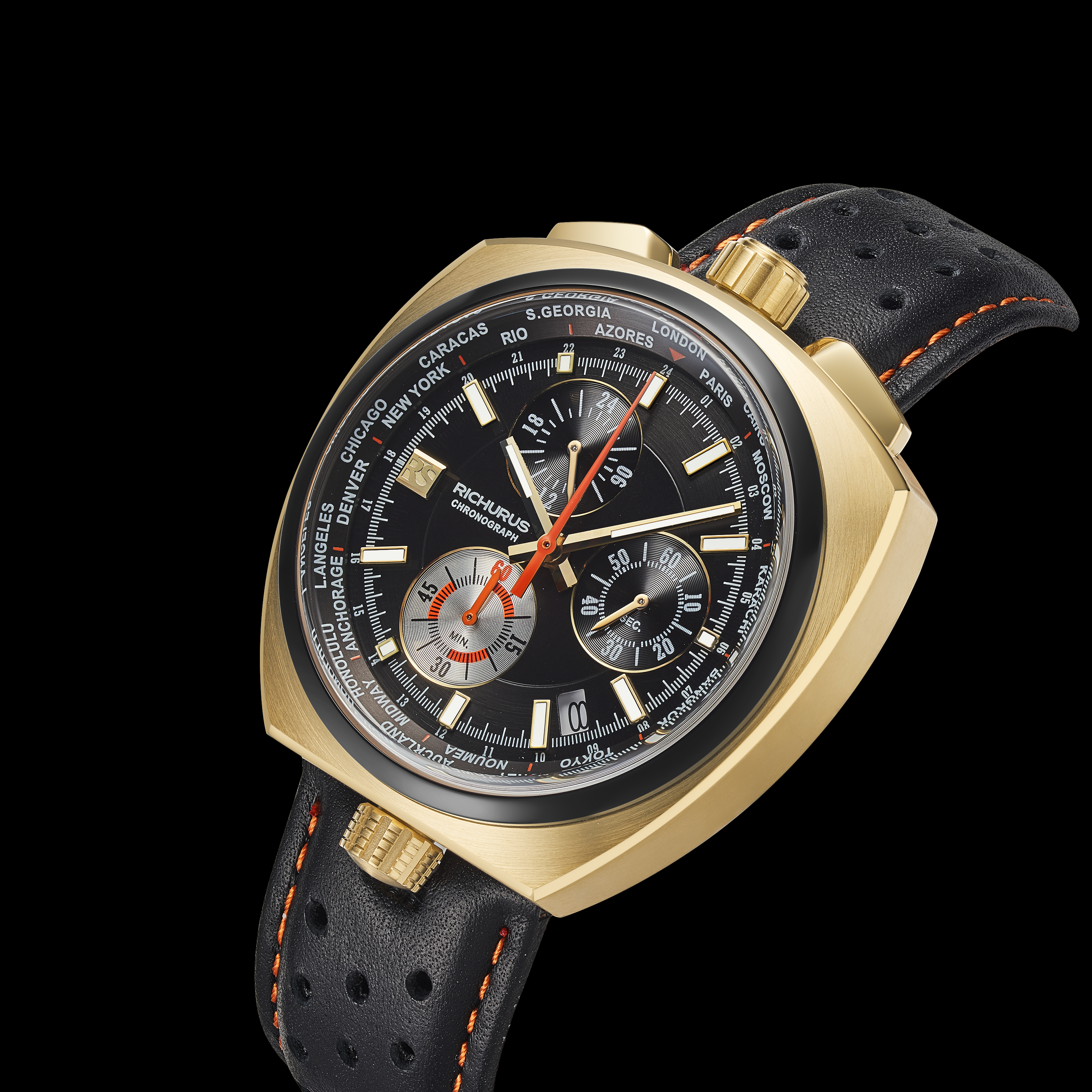 Bullhead Chrono S – Next Generation – Leather Gold