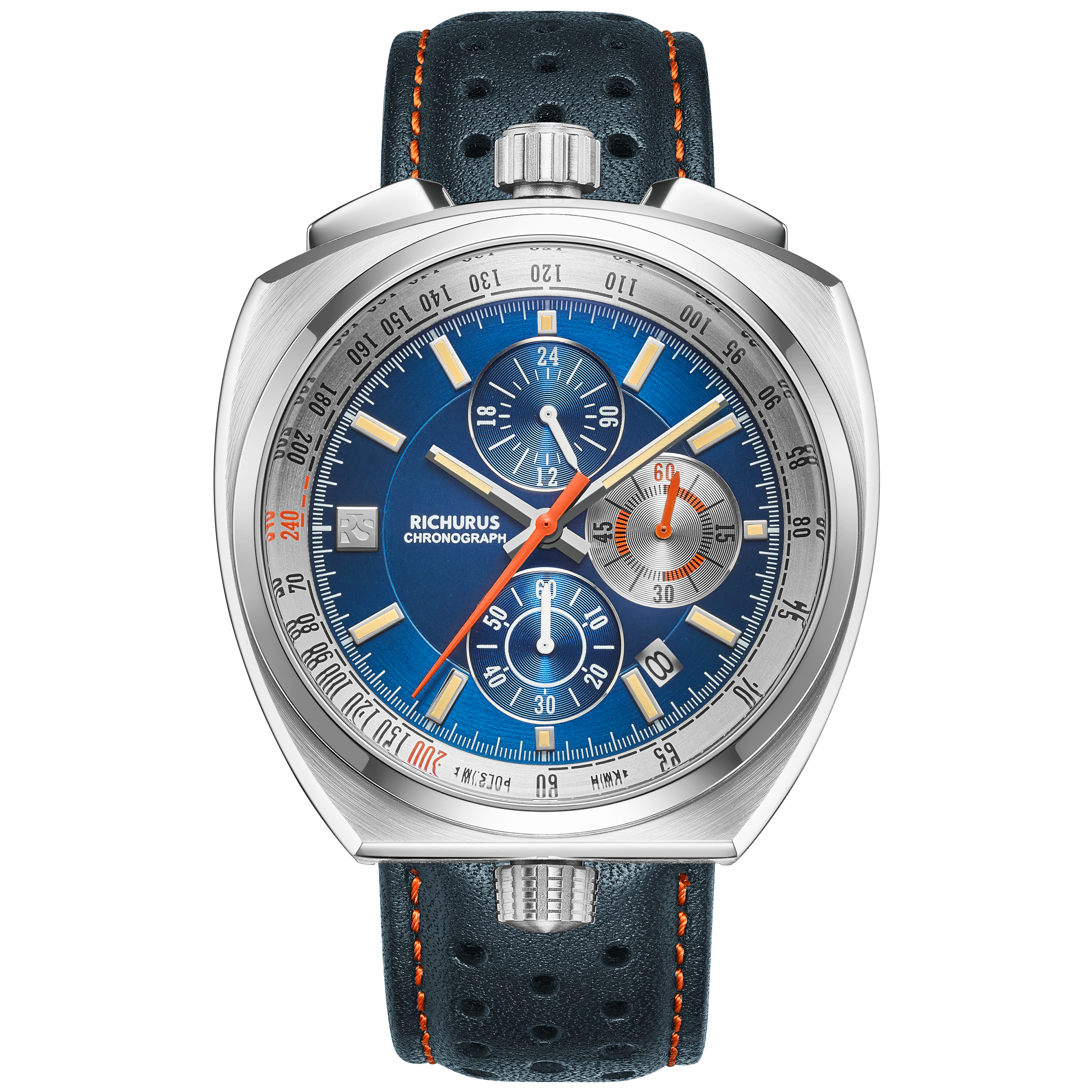 The Bullhead Chrono RS3 - Blue - Racing-Inspired Classic