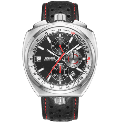 The Bullhead Chrono - Leather - Black