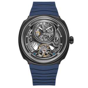 The Gravity Automatic - Black - Blue Strap