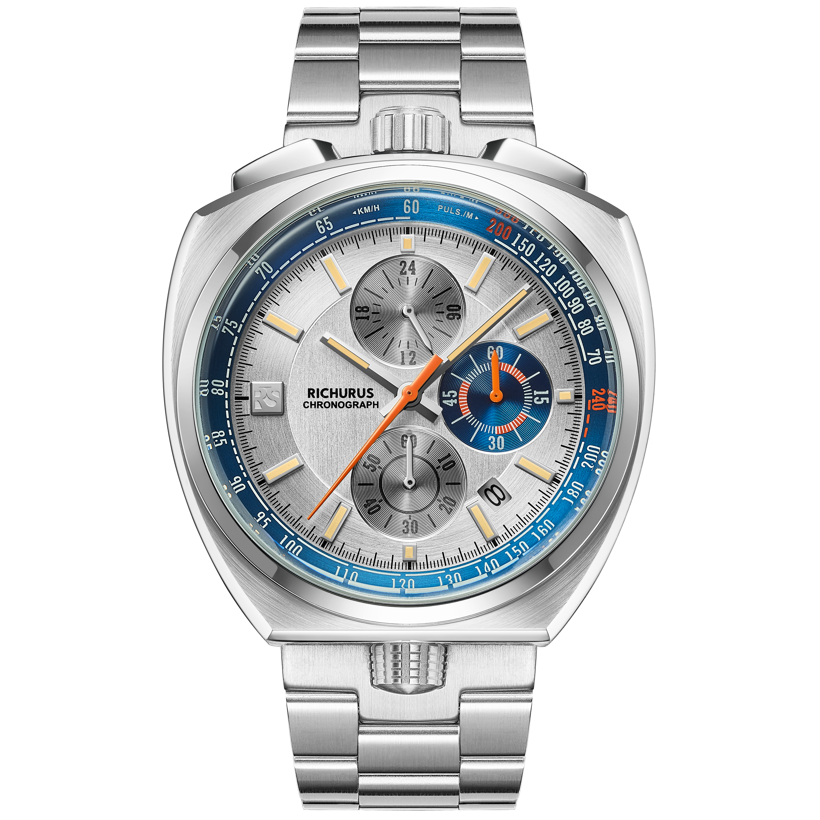 The Bullhead Chrono – Racing-Inspired Classic - Bracelet - Azure